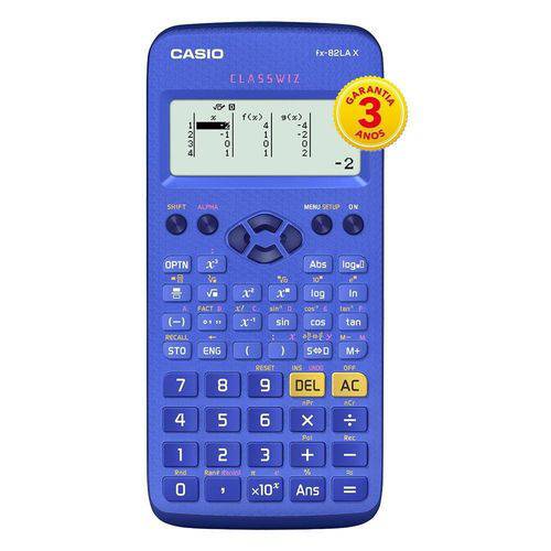 Calculadora Científica Casio Fx-82lax Azul