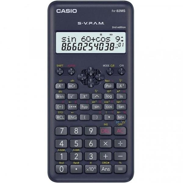 Calculadora Científica Casio FX-82MS-2 240 Funções