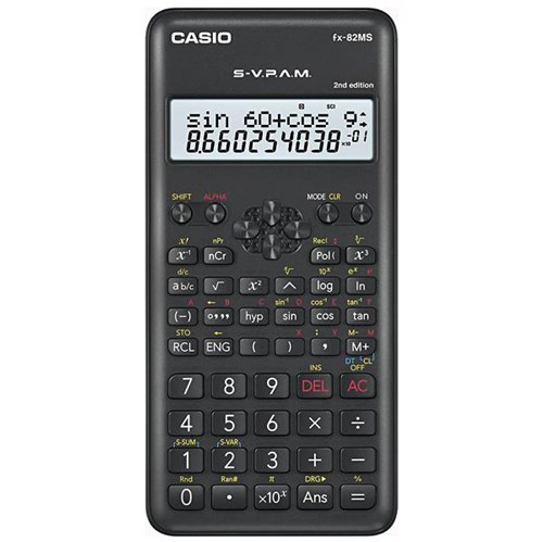 Calculadora Científica Casio FX-82MS 2 Edição - Preto