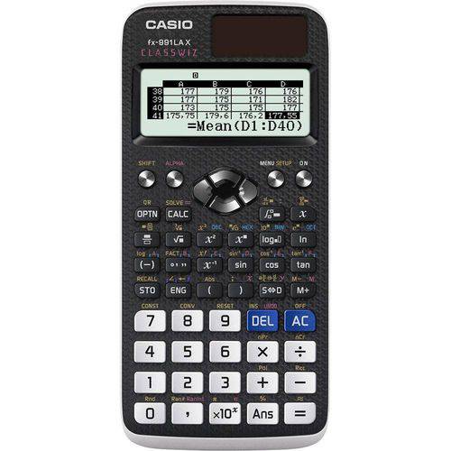 Calculadora Científica Casio FX-991LAX Classwiz - Português - 553 Funçoes