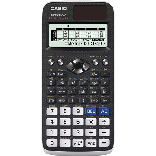 Calculadora Científica com 552 Funções - Fx-991Lax-Bk - Casio (Preto)