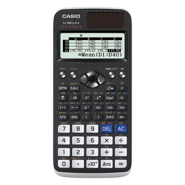 Calculadora Científica com 552 Funções, Incluindo Função Planilha, Fx-991lax-bk Pt - Casio