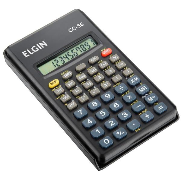 Calculadora Científica Elgin CC56 10 Dígitos 56 Funções