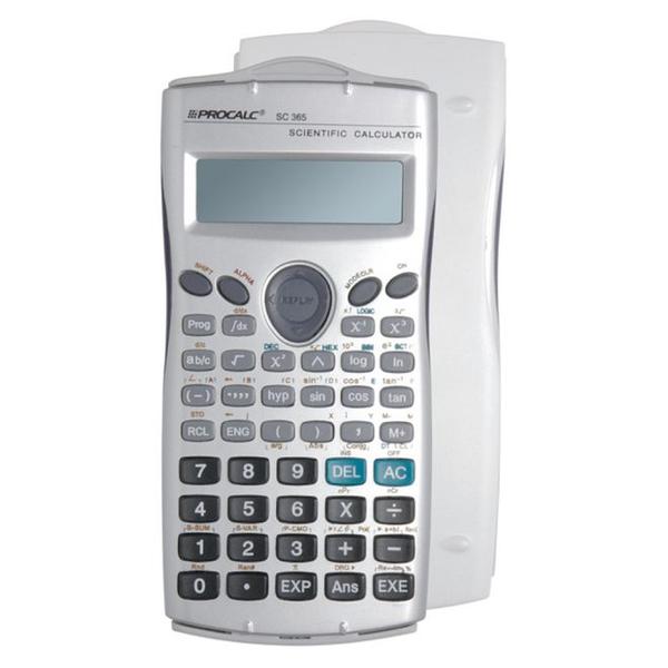 Calculadora Científica SC365 Procalc com 279 Funções Prata