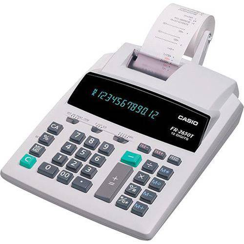 Calculadora com Bobina 12 Dígitos Fr-2650T - Casio