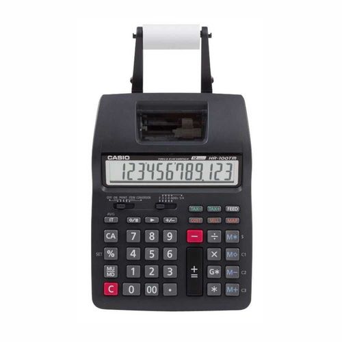 Calculadora com Bobina 12 Dígitos Hr-100tm Casio