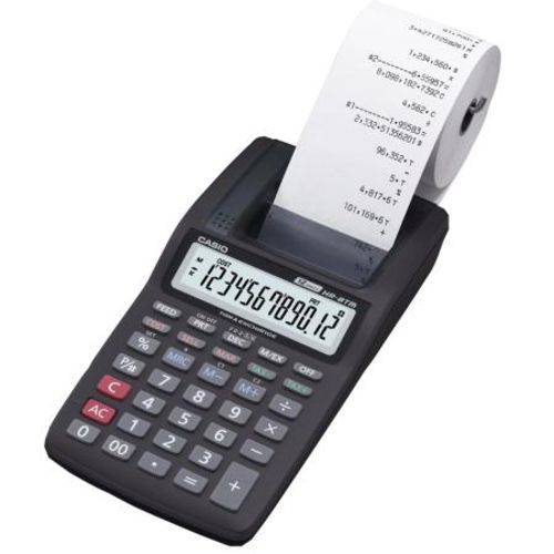 Calculadora com Bobina Casio Hr-8Tm-Bk-Aa-Dh