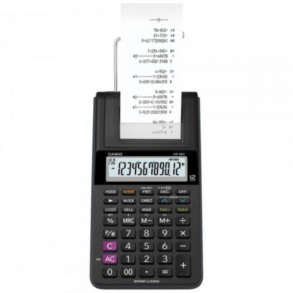 Calculadora com Bobina Hr-8rc-bk-b-dc Casio