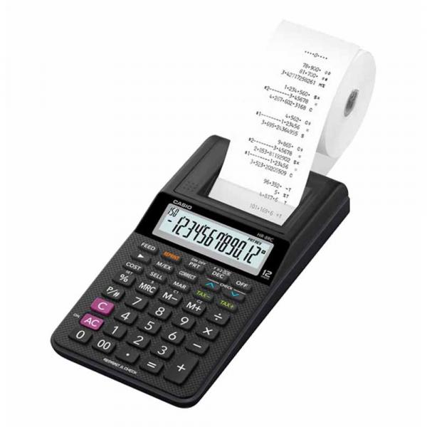 Calculadora com Bobina Hr-8rc-we-b-dc / Un / Casio