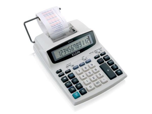 Calculadora com Bobina MA-5121, 12 Dígitos e Impressão Bicolor, Elgin - 42MA51210000