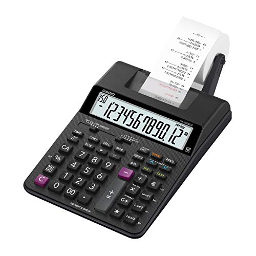 Calculadora com Impressão Casio 12 Dígitos HR-150RC Bivolt