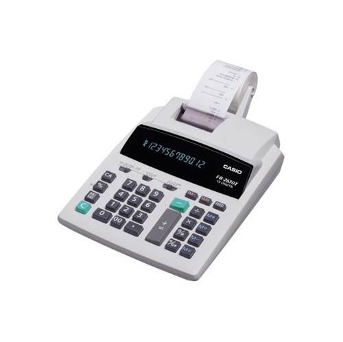 Calculadora com Impressora 2,4 Linhas / Seg, 12 Dígitos e Bobina de 58 Mm - FR-2650T-220 - Casio
