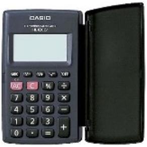 Calculadora de Bolso 8 Dígitos Casio HL-820LV-BK Preta com Tampa