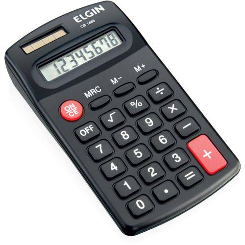 Calculadora de Bolso 8 Digitos Cb 1485 Preto Elgin
