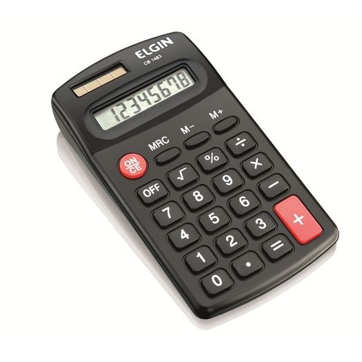 Calculadora de Bolso 8 Dígitos Cb1483 Preta - Elgin