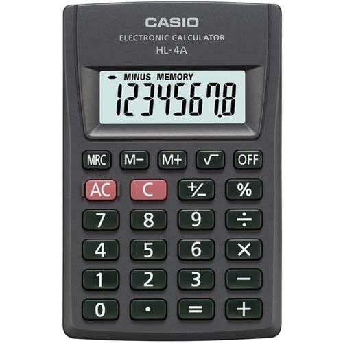 Calculadora de Bolso 8 Dígitos Hl-4A - Casio
