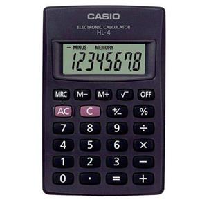 Calculadora de Bolso 8 Dígitos Hl-4A Preta Casio Top