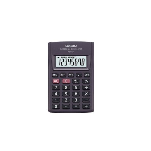 Calculadora de Bolso 8 Digitos HL-4A Preta Casio
