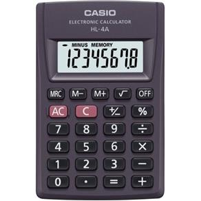 Calculadora de Bolso 8 Dígitos HL-4A Preta - Casio