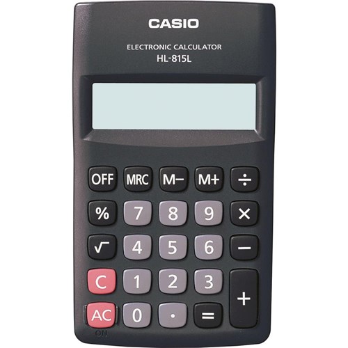 Calculadora de Bolso 8 Dígitos - Hl-815L-Bk-S4-Dp - Casio (Preta)
