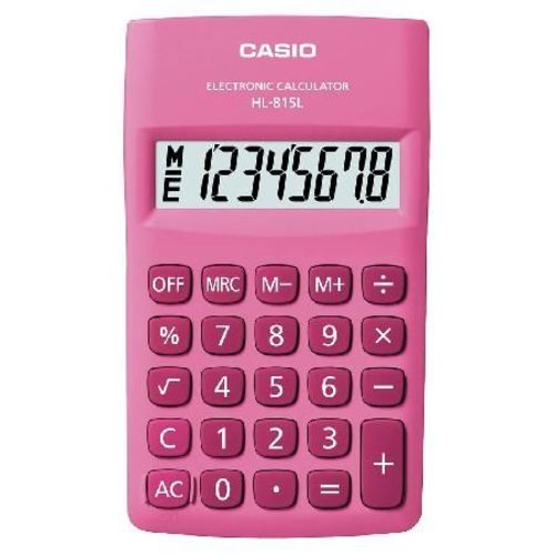 Calculadora de Bolso 8 Dígitos Hl-815l-pk-s Rosa
