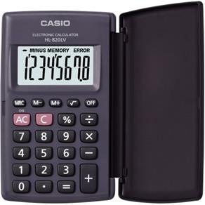 Calculadora de Bolso 8 Digitos Hl820Lv Preta Casio
