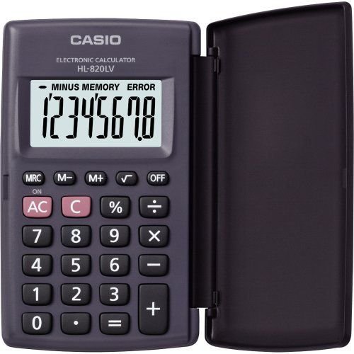Calculadora de Bolso 8 Digitos HL820LV Preta Casio