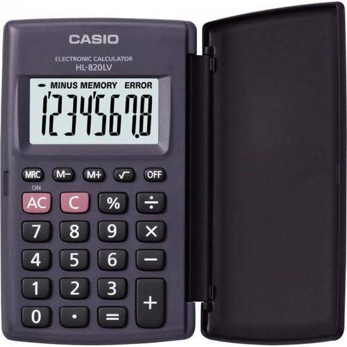 Calculadora de Bolso 8 Dígitos Hl820lv Preta Casio