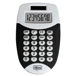 Calculadora de Bolso 8 Dígitos Pequena TC11 Preta