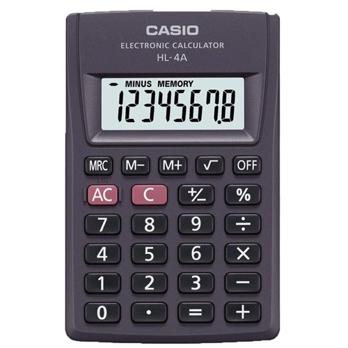 Calculadora de Bolso Casio Hl-4A-S4-Dp