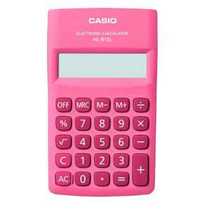 Calculadora de Bolso Casio HL815L 8 Dígitos Rosa