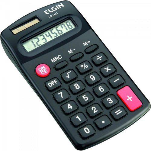 Calculadora de Bolso Cb 1483 Preto Elgin
