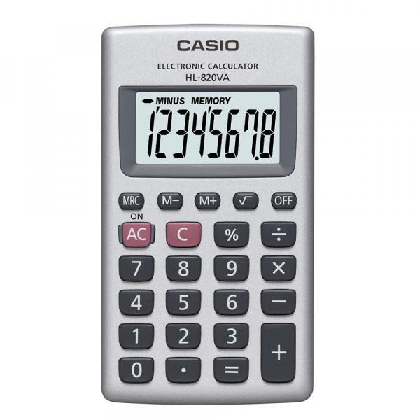 Calculadora de Bolso com Visor 8 Dígitos Hl-820Va Casio