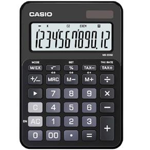 Calculadora de Bolso Portátil Casio MS-20NC-BK Preta