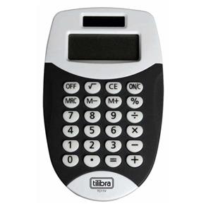 Calculadora de Bolso Preta Tc11 Tilibra