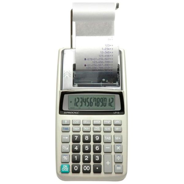 Calculadora de Impressão 12 Dígitos Bivolt Lp19ap Procalc