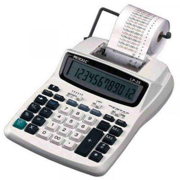 Calculadora de Impressao 12 Digitos LP25 Procalc