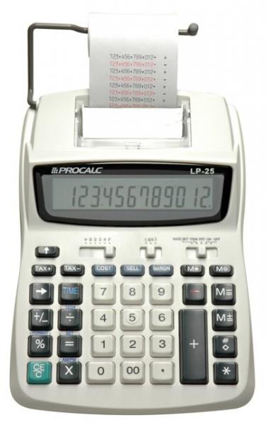 Calculadora de Impressão 12 Dígitos Procalc LP25