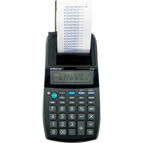 Calculadora de Impressao 12DIG.BOB.57MM.BIVOLT LIP 18T - Procalc