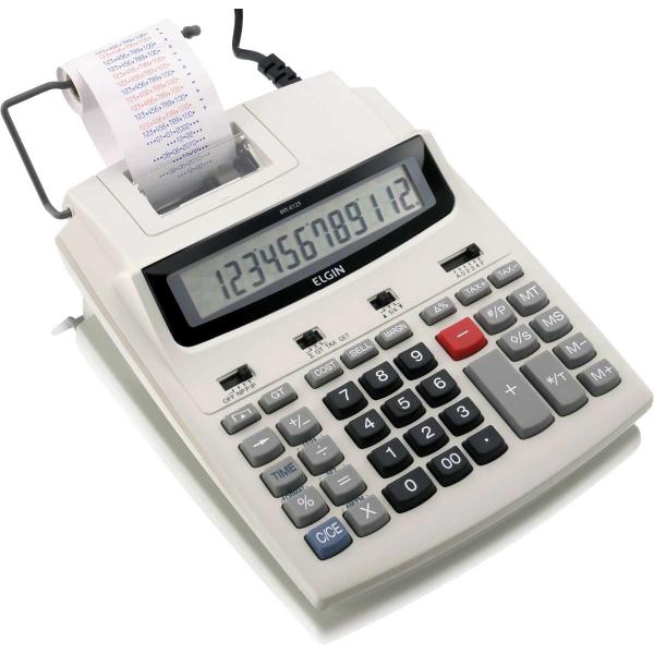 Calculadora de Impressao 12DIG.BOB.58MM Bivolt Cinza (7897013516801) - Comprasjau