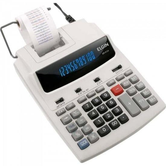 Calculadora de Impressao 12DIG.BOB.58MM Bivolt Cinza Unidade ELGIN