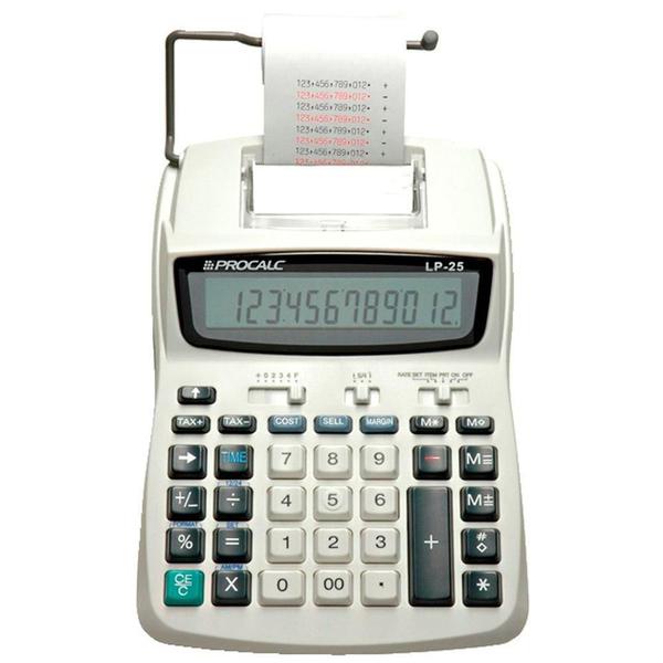 Calculadora de Impressão LP25 12 Dígitos - Procalc