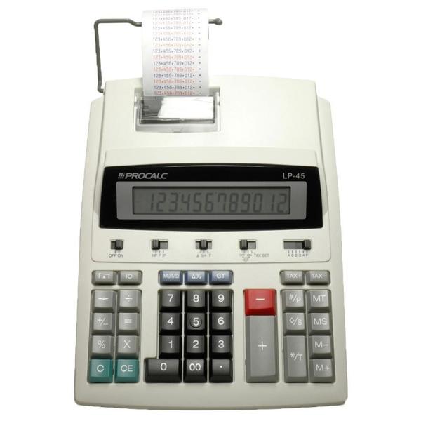 Calculadora de Impressão Procalc 12 Dígitos LP45