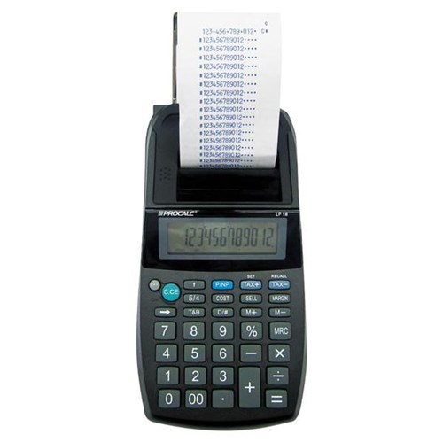 Calculadora de Impressão Procalc Lp18 12 Digitos Bivolt