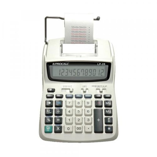Calculadora de Impressao Procalc LP25 12 Digitos Bivolt