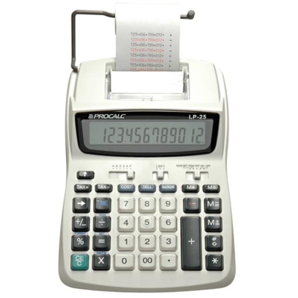 Calculadora de Impressão Procalc Lp25 12 Dígitos