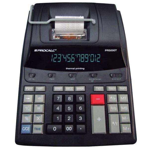 Calculadora de Impressão Térmica Procalc PR5000T 12 Dígitos