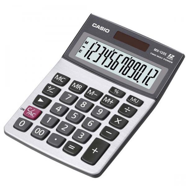 Calculadora de Mesa 12 Dígitos Cinza MX-120S - Casio