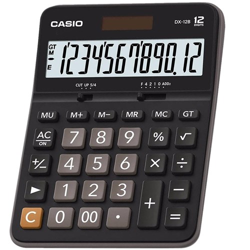 Calculadora de Mesa 12 Dígitos Dx-12B Preta Casio