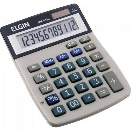 Calculadora de Mesa 12 Digitos MV 4122 Branca ELGIN